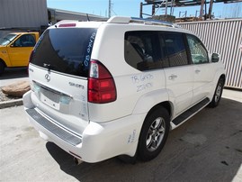 2008 LEXUS GX470 LUXURY EDITION WHITE 4.7 AT 4WD Z21434